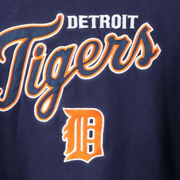 Vintage Adidas Detroit Tigers Old English D Hoodie - Picture 4 of 8